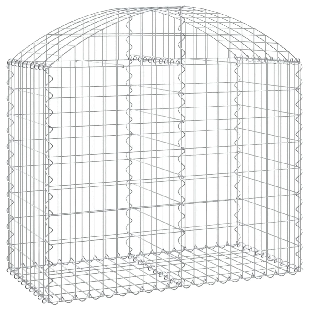 Vidaxx Gabione gewölbt 100x50x80 100 cm verzinktes Eisen