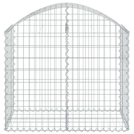 Vidaxx Gabione gewölbt 100x50x80 100 cm verzinktes Eisen
