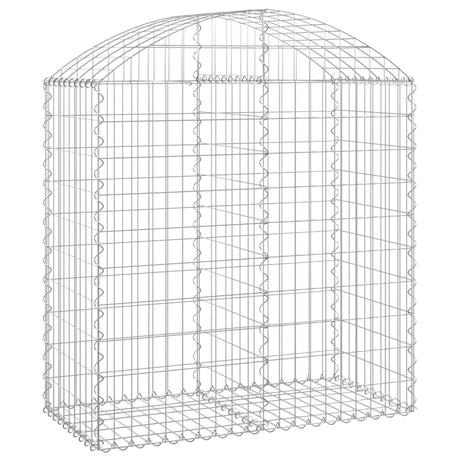 Vidaxx Gabione gewölbt 100x50x100 120 cm verzinktes Eisen