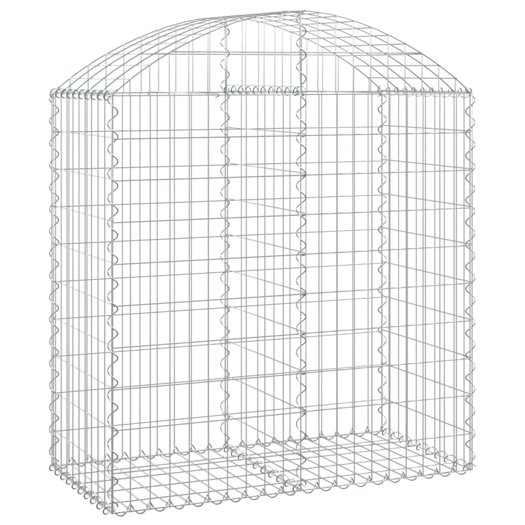 Vidaxx Gabione gewölbt 100x50x100 120 cm verzinktes Eisen