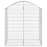 Vidaxx Gabione gewölbt 100x50x100 120 cm verzinktes Eisen