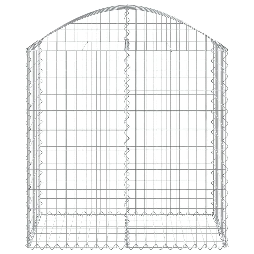 Vidaxx Gabione gewölbt 100x50x100 120 cm verzinktes Eisen