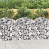 Vidaxx Gabione gewölbt 100x50x100 120 cm verzinktes Eisen