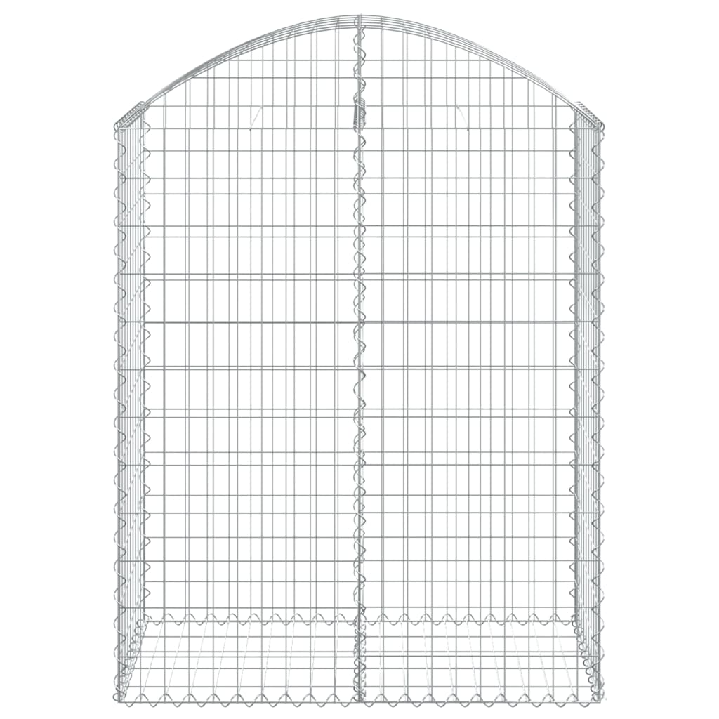 Vidaxl Schanskorf obokana 100x50x120 140 cm pocinkano železo