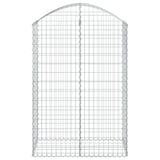 Vidaxx Gabione gewölbt 100x50x140 160 cm verzinktes Eisen
