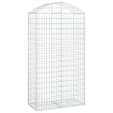 Vidaxx Gabione gewölbt 100x50x180 200 cm verzinktes Eisen
