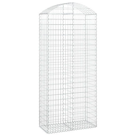 Vidaxx Gabione gewölbt 100x50x220 240 cm verzinktes Eisen