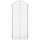 Vidaxx Gabione gewölbt 100x50x220 240 cm verzinktes Eisen