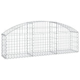 Vidaxx Gabione gewölbt 150x30x40 60 cm aus verzinktem Eisen