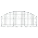 Vidaxx Gabione gewölbt 150x30x40 60 cm aus verzinktem Eisen