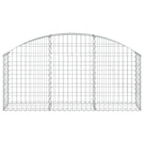 Vidaxx Gabione gewölbt 150x30x60 80 cm aus verzinktem Eisen