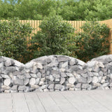 Vidaxx Gabione gewölbt 150x30x60 80 cm aus verzinktem Eisen