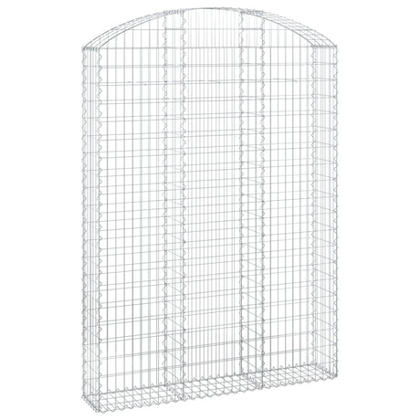 Vidaxx Gabione gewölbt 150x30x200 220 cm verzinktes Eisen