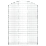 Vidaxx Gabione gewölbt 150x30x200 220 cm verzinktes Eisen