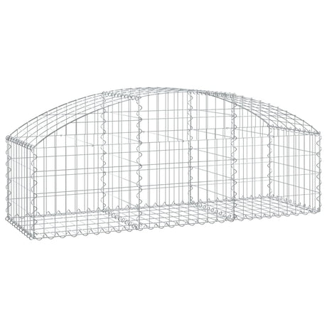 Vidaxx Gabione gewölbt 150x50x40 60 cm aus verzinktem Eisen