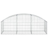 Vidaxx Gabione gewölbt 150x50x40 60 cm aus verzinktem Eisen