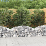 Vidaxx Gabione gewölbt 150x50x40 60 cm aus verzinktem Eisen