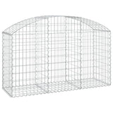 Vidaxx Gabione gewölbt 150x50x80 100 cm verzinktes Eisen