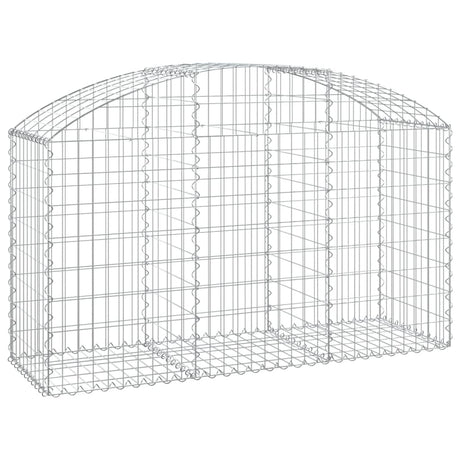 Vidaxx Gabione gewölbt 150x50x80 100 cm verzinktes Eisen