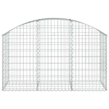 Vidaxx Gabione gewölbt 150x50x80 100 cm verzinktes Eisen