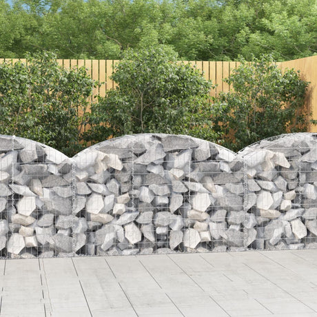 Vidaxx Gabione gewölbt 150x50x80 100 cm verzinktes Eisen