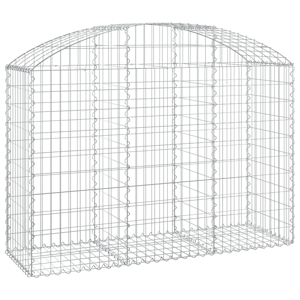 Vidaxx Gabione gewölbt 150x50x100 120 cm verzinktes Eisen