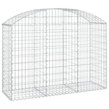 Vidaxx Gabione gewölbt 150x50x100 120 cm verzinktes Eisen