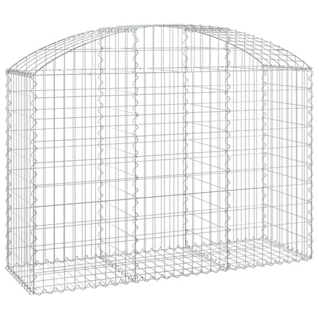 Vidaxx Gabione gewölbt 150x50x100 120 cm verzinktes Eisen