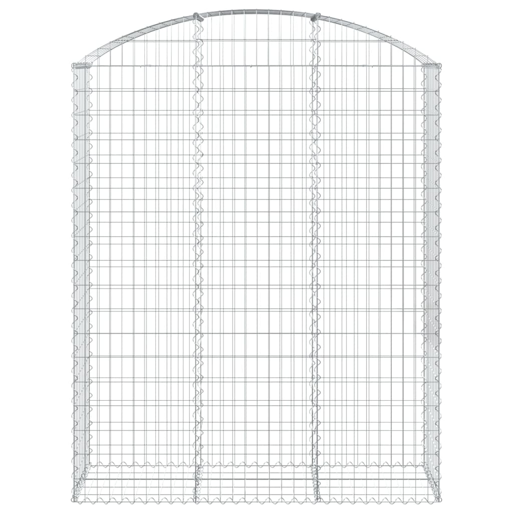 Bidaxl Schanskorf Vaulted 150x50x180 200 cm galvaniserat järn