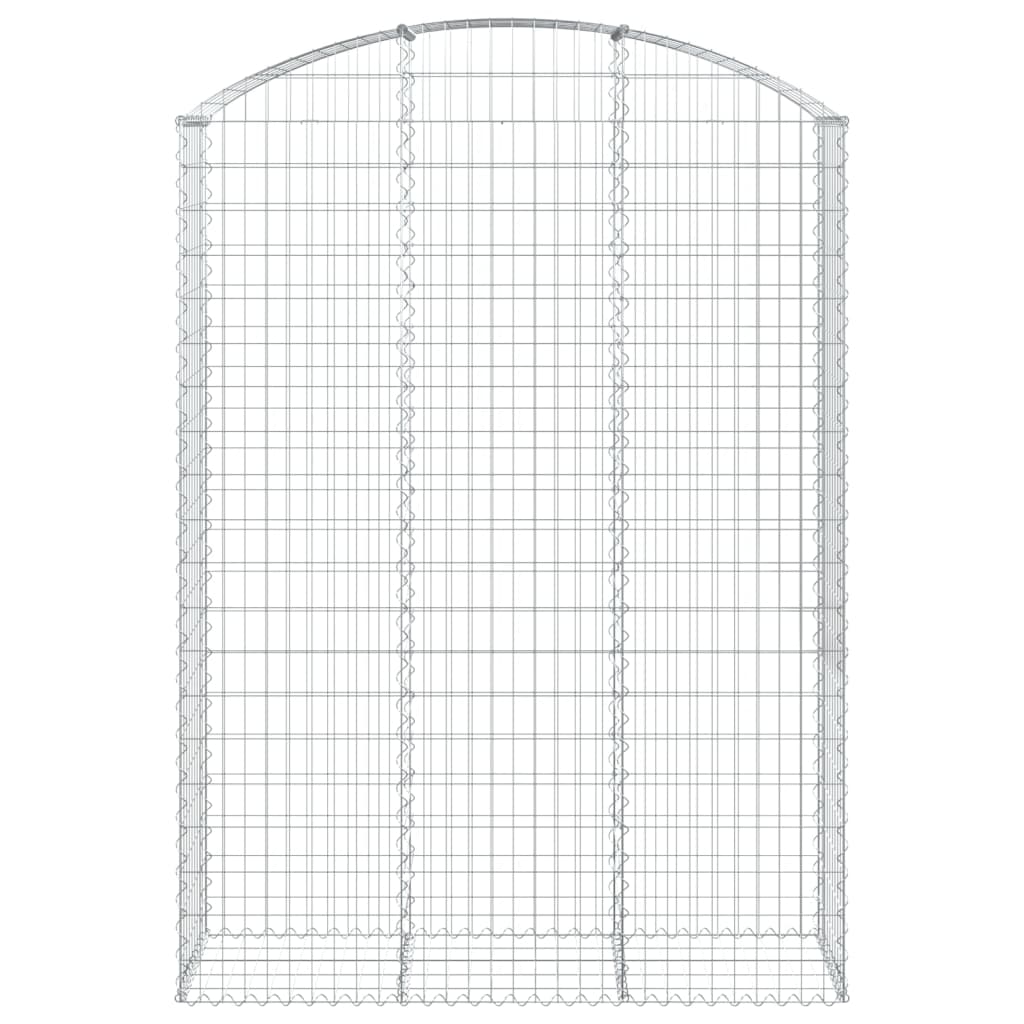 Vidaxl Schanskorf Vaulté 150x50x200 220 cm fer galvanisé