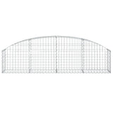 Vidaxx Gabione gewölbt 200x30x40 60 cm verzinktes Eisen
