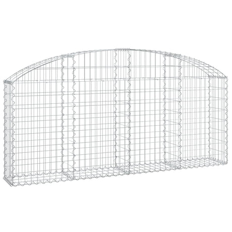 Vidaxx Gabione gewölbt 200x30x80 100 cm verzinktes Eisen