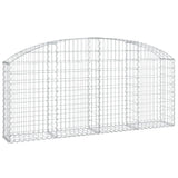 Vidaxx Gabione gewölbt 200x30x80 100 cm verzinktes Eisen