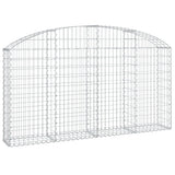 Vidaxx Gabione gewölbt 200x30x100 120 cm verzinktes Eisen
