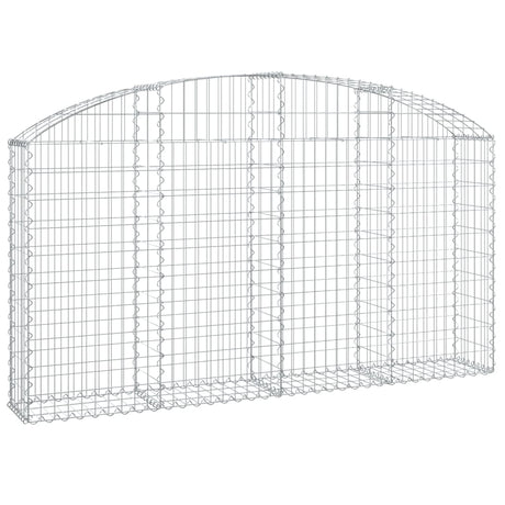 Vidaxx Gabione gewölbt 200x30x100 120 cm verzinktes Eisen