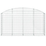 Vidaxx Gabione gewölbt 200x30x100 120 cm verzinktes Eisen