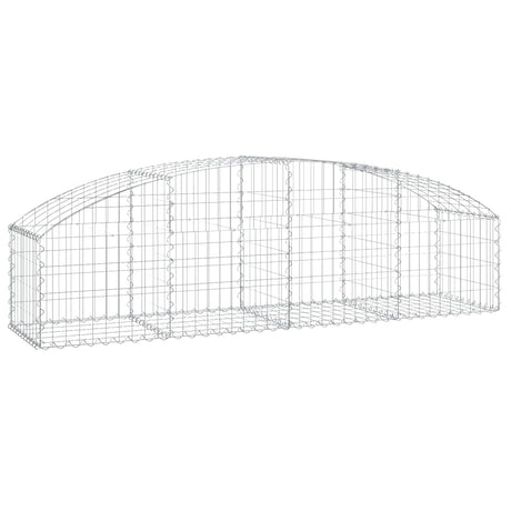 Vidaxx Gabione gewölbt 200x50x40 60 cm verzinktes Eisen