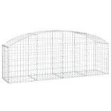 Vidaxx Gabione gewölbt 200x50x60 80 cm verzinktes Eisen