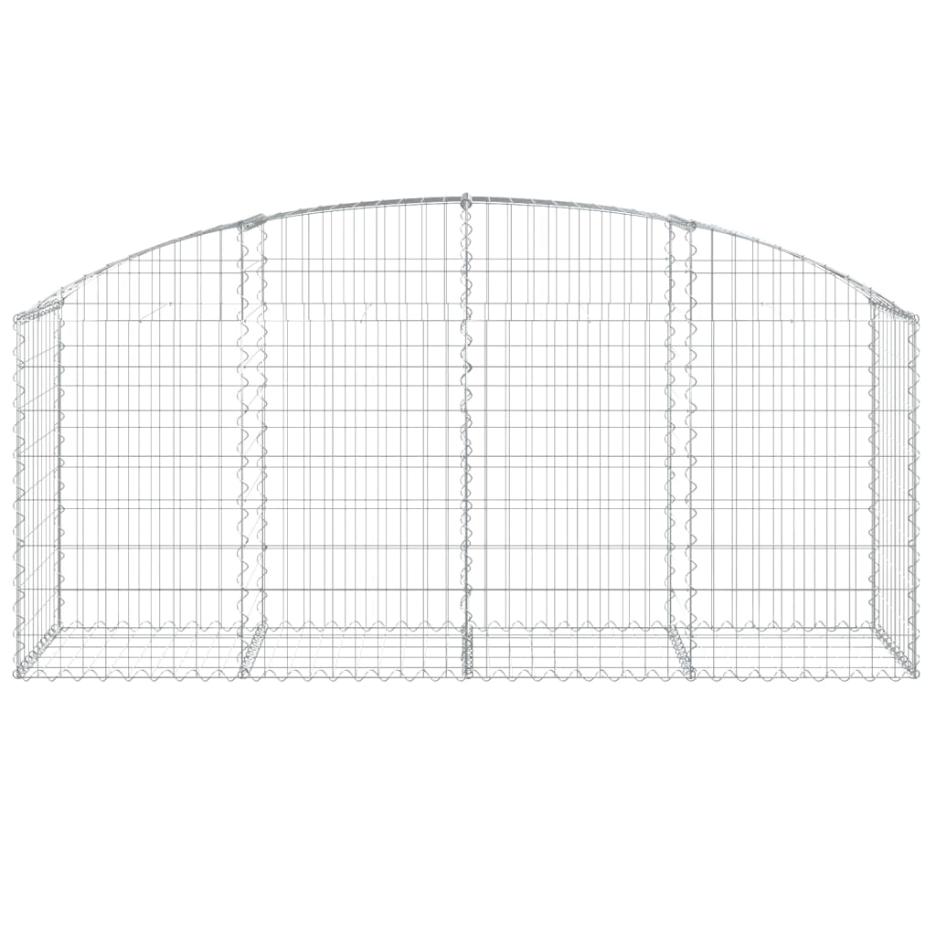 Vidaxl Schanskorf Vaulted 200x50x80 100 cm ocynkowane żelazo