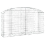 Vidaxx Gabione gewölbt 200x50x100 120 cm verzinktes Eisen