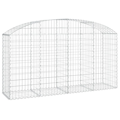 Vidaxx Gabione gewölbt 200x50x100 120 cm verzinktes Eisen