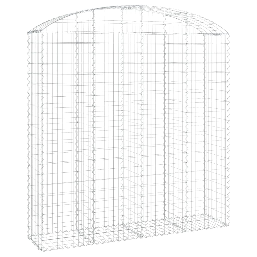 Bidaxl Schanskorf VALLED 200x50x200 220 cm Galvaniserat järn