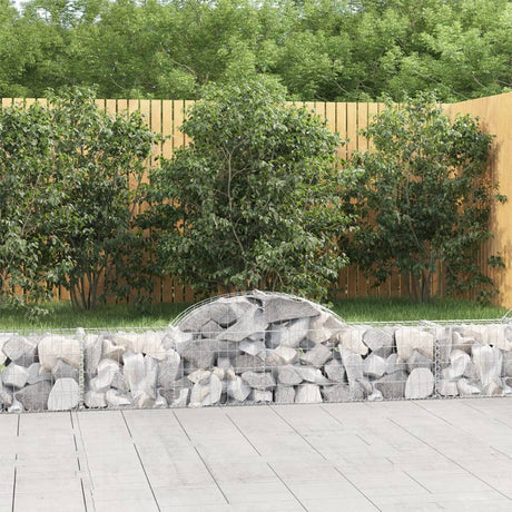 Vidaxx Gabione gewölbt 200x30x40 60 cm verzinktes Eisen