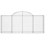 Vidaxx Gabione gewölbt 200x30x80 100 cm verzinktes Eisen