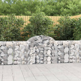 Vidaxx Gabione gewölbt 200x30x80 100 cm verzinktes Eisen