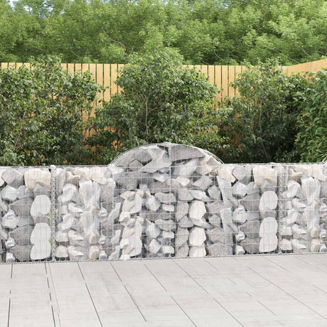 Vidaxx Gabione gewölbt 200x30x80 100 cm verzinktes Eisen