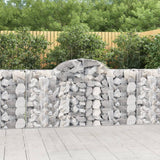 Vidaxx Gabione gewölbt 200x30x100 120 cm verzinktes Eisen