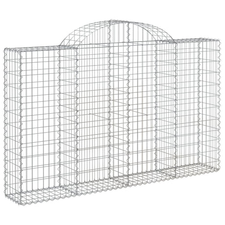 Vidaxx Gabione gewölbt 200x30x120 140 cm verzinktes Eisen
