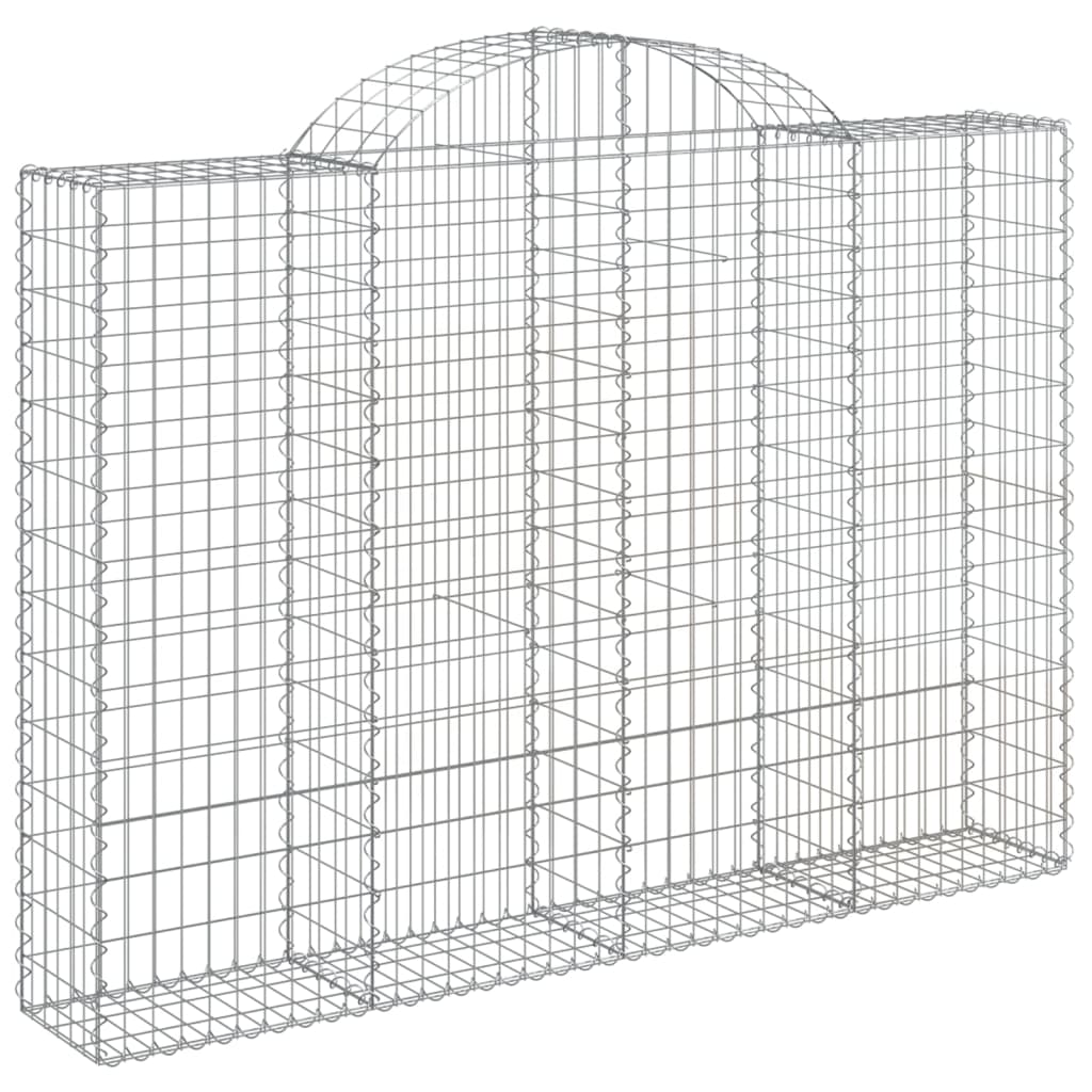 Vidaxx Gabione gewölbt 200x30x140 160 cm verzinktes Eisen