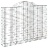 Vidaxx Gabione gewölbt 200x30x140 160 cm verzinktes Eisen